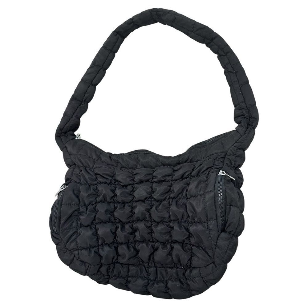 Stylish Black Quilted Shoulder Bag